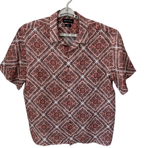 Paul Fredrick Other - PAUL FREDRICK 100% Linen Shirt Mens Size XL Classic Fit Natural Fiber Breathable